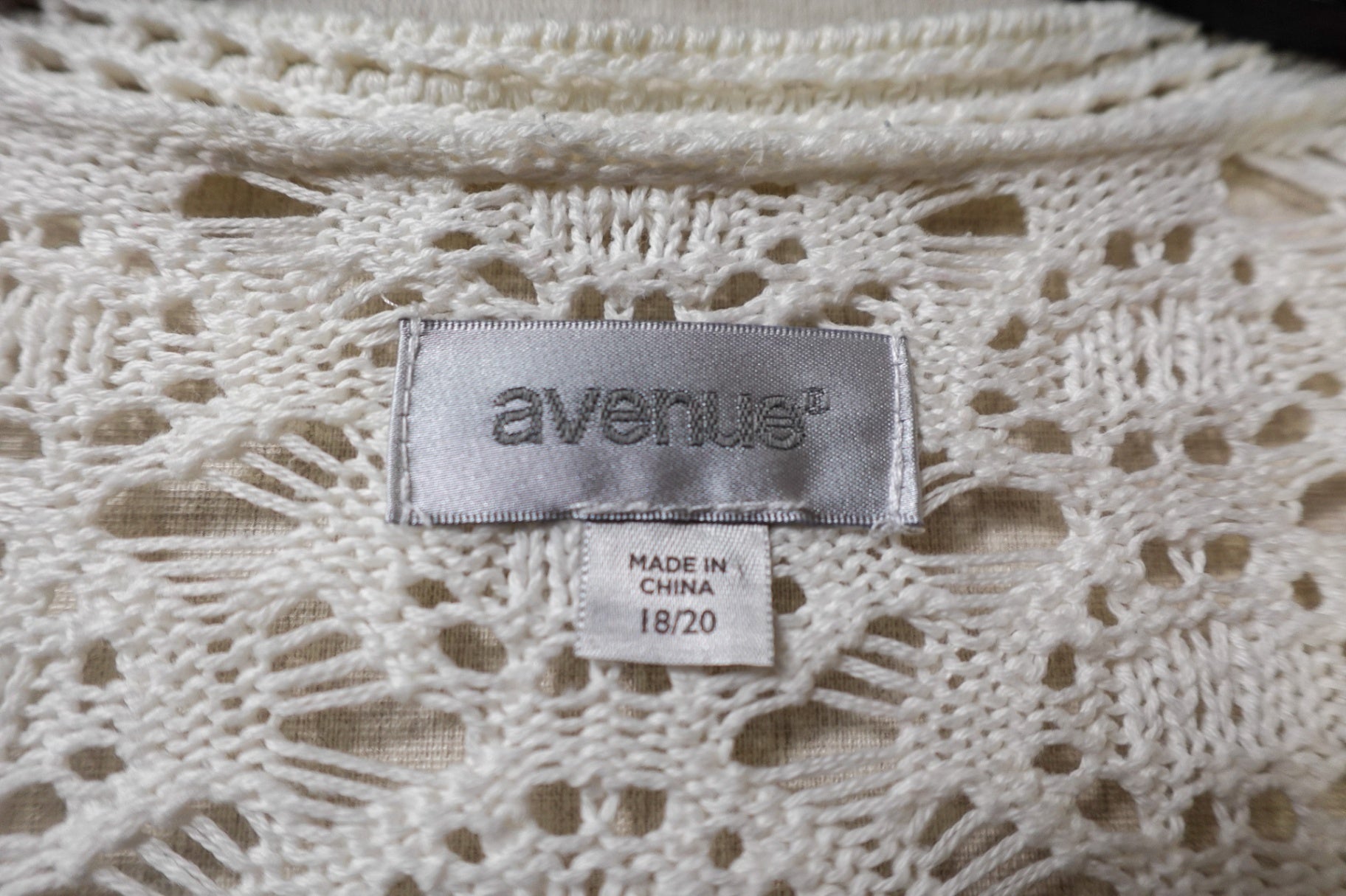 Avenue, Cardigan, 18/20, Cotton