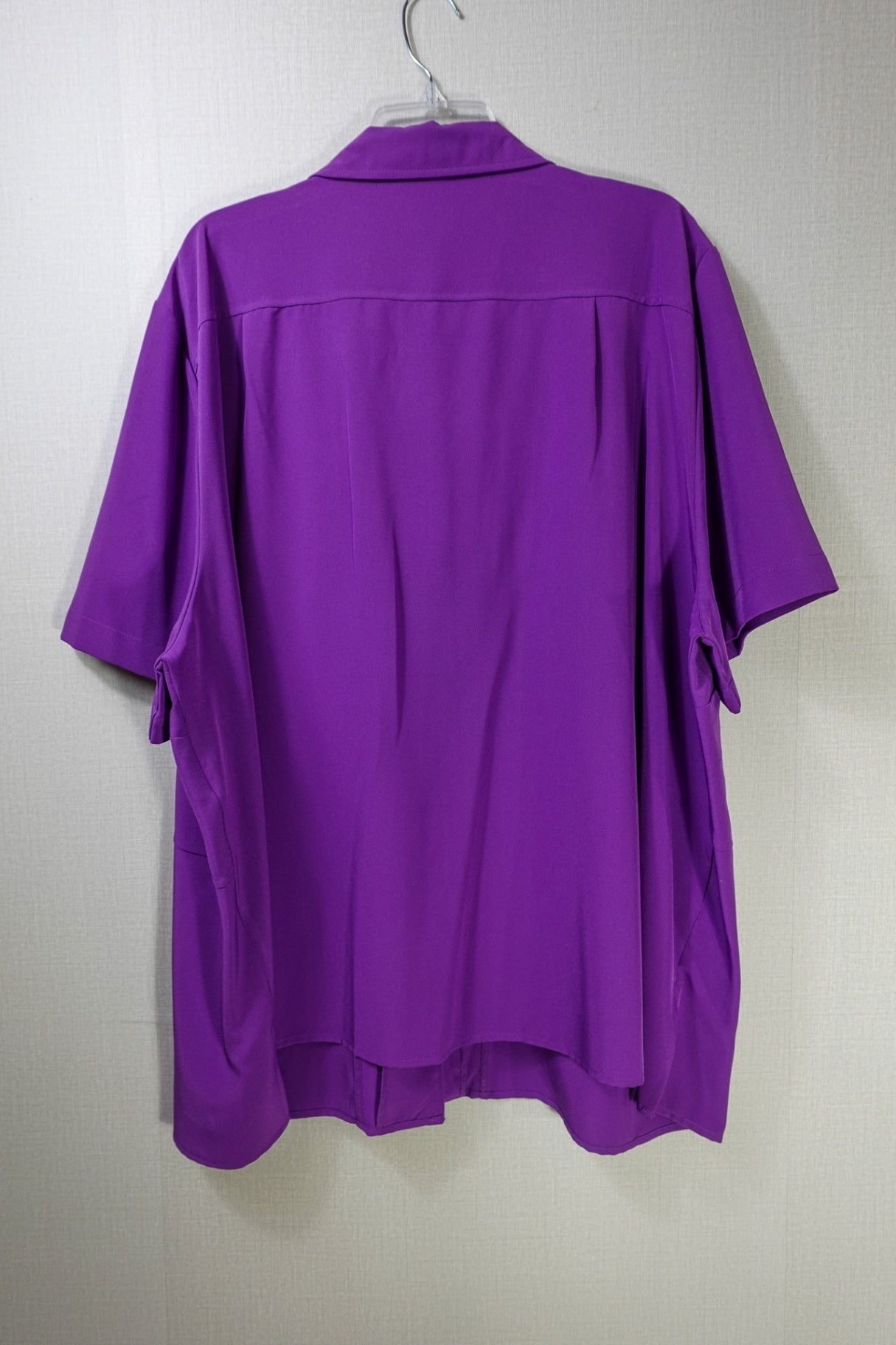 Maggie Barnes, New Short Sleeved Top, 3X, polyester/spandex
