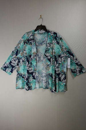 Southern Lady, New Cardigan, 1X, polyester, spandex