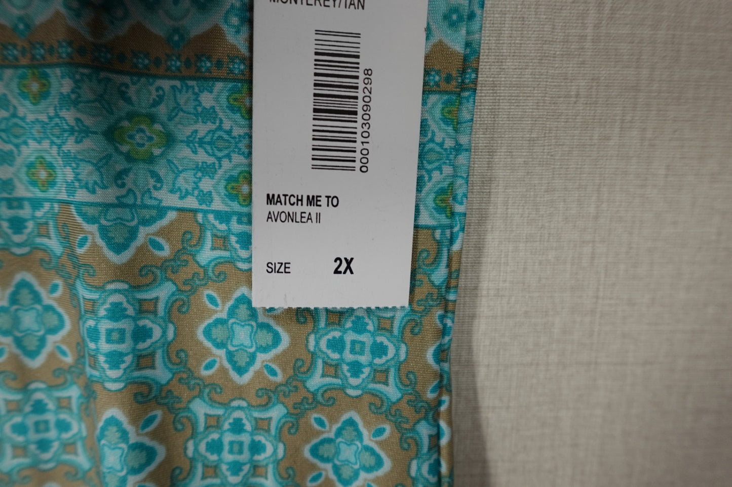 N Touch, Short Sleeved Top, 2X, Polyester, Spandex
