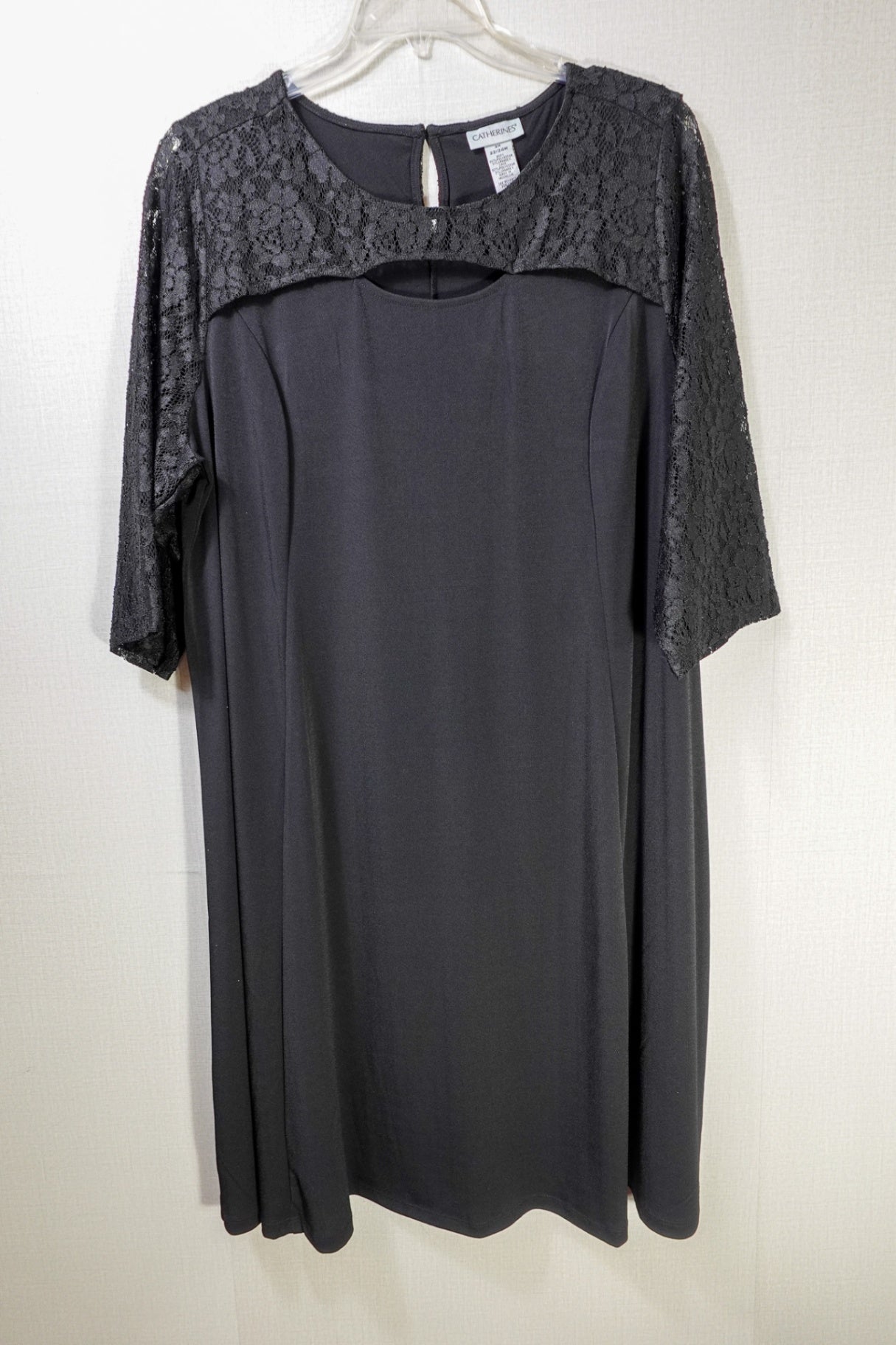 Catherines, New Dress, 22/24W, Polyester, Spandex, Lace