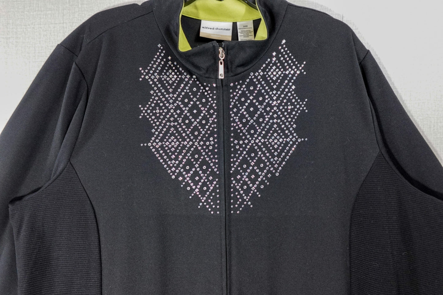Alfred Dunner, New Sweatshirt, 24W, Polyester, Rayon, Spandex