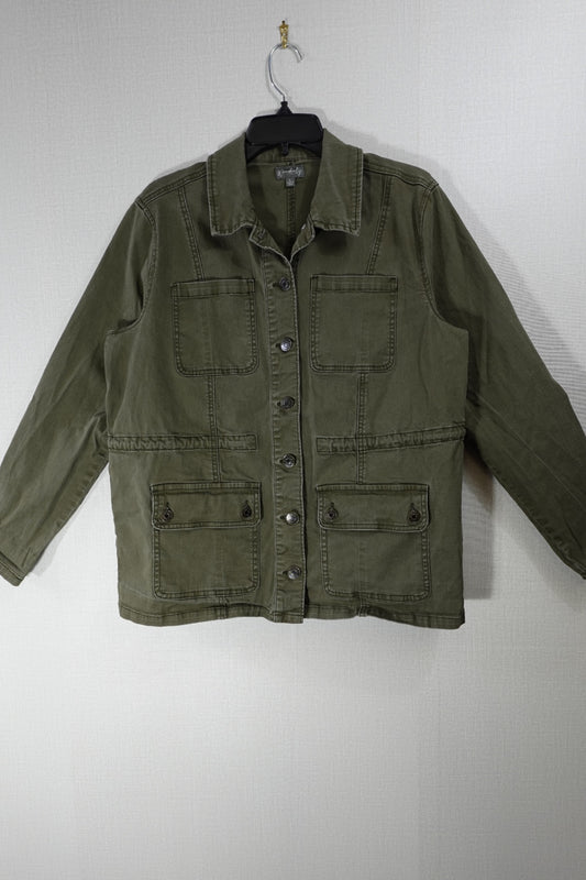 Wonderly, Jacket, L, Cotton, Spandex