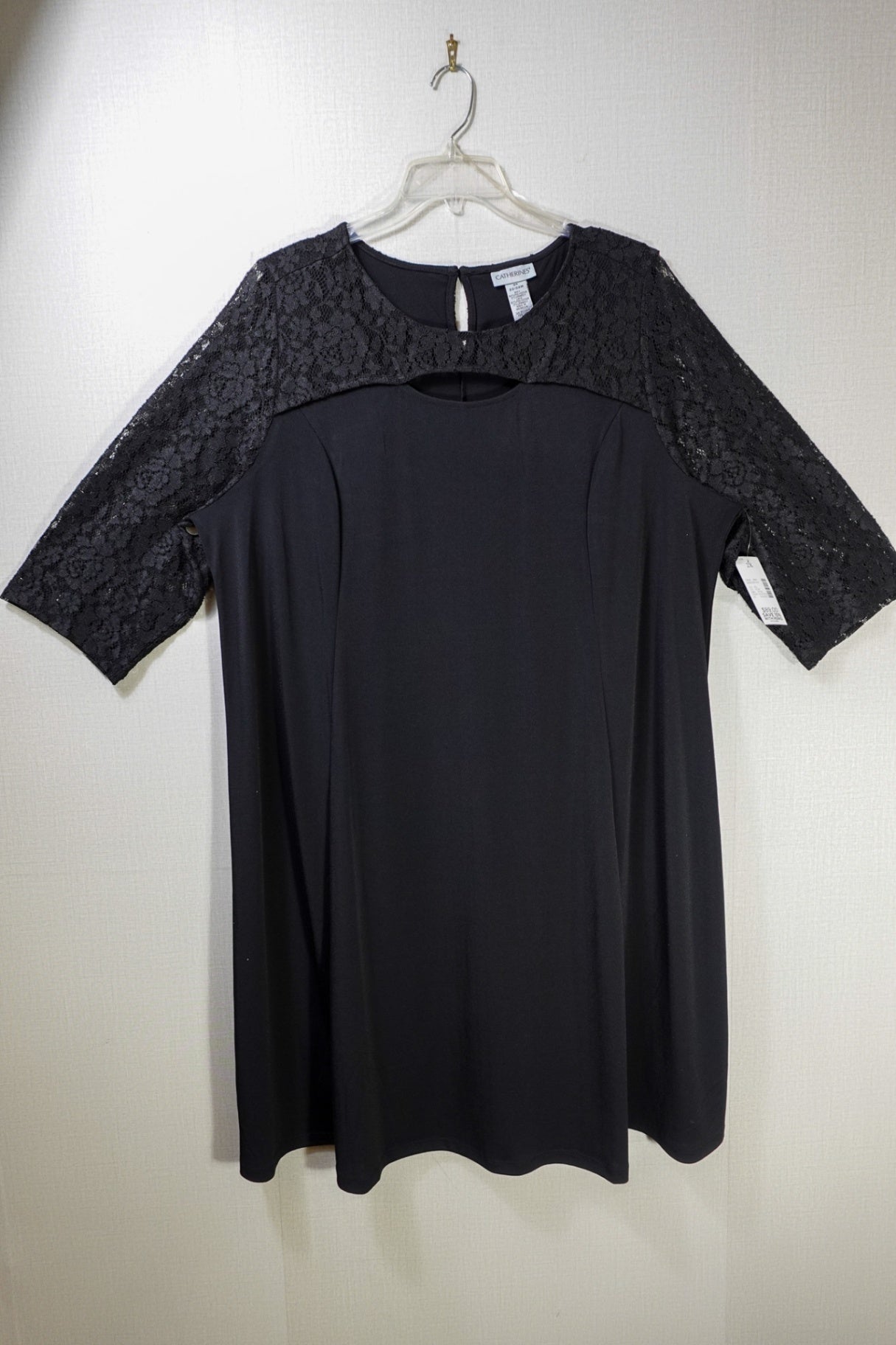 Catherines, New Dress, 22/24W, Polyester, Spandex, Lace