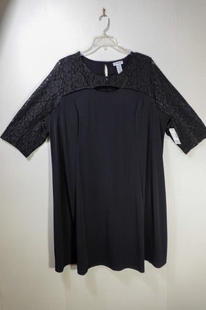 Catherines, New Dress, 22/24W, Polyester, Spandex, Lace