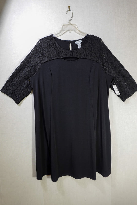 Catherines, New Dress, 22/24W, Polyester, Spandex, Lace