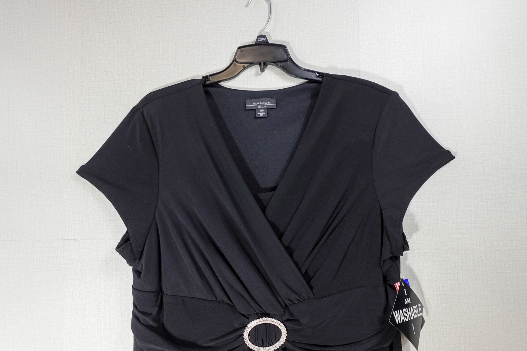 R&M Richards, New Dress, 22W, Polyester, Spandex