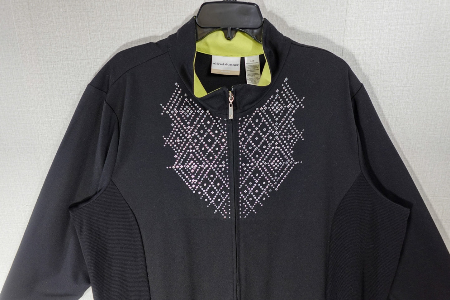 Alfred Dunner, New Sweatshirt, 24W, Polyester, Rayon, Spandex