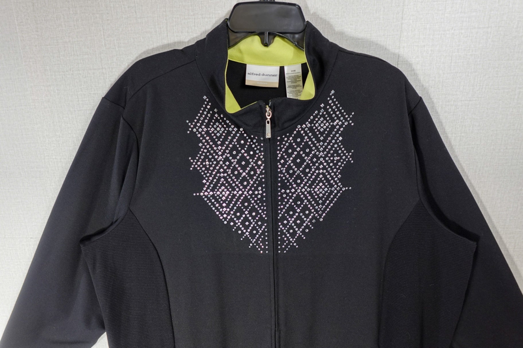 Alfred Dunner, New Sweatshirt, 24W, Polyester, Rayon, Spandex