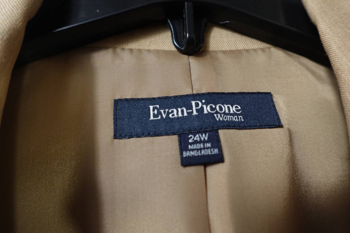 Evan-Picone, Blazer, 24W, Polyester