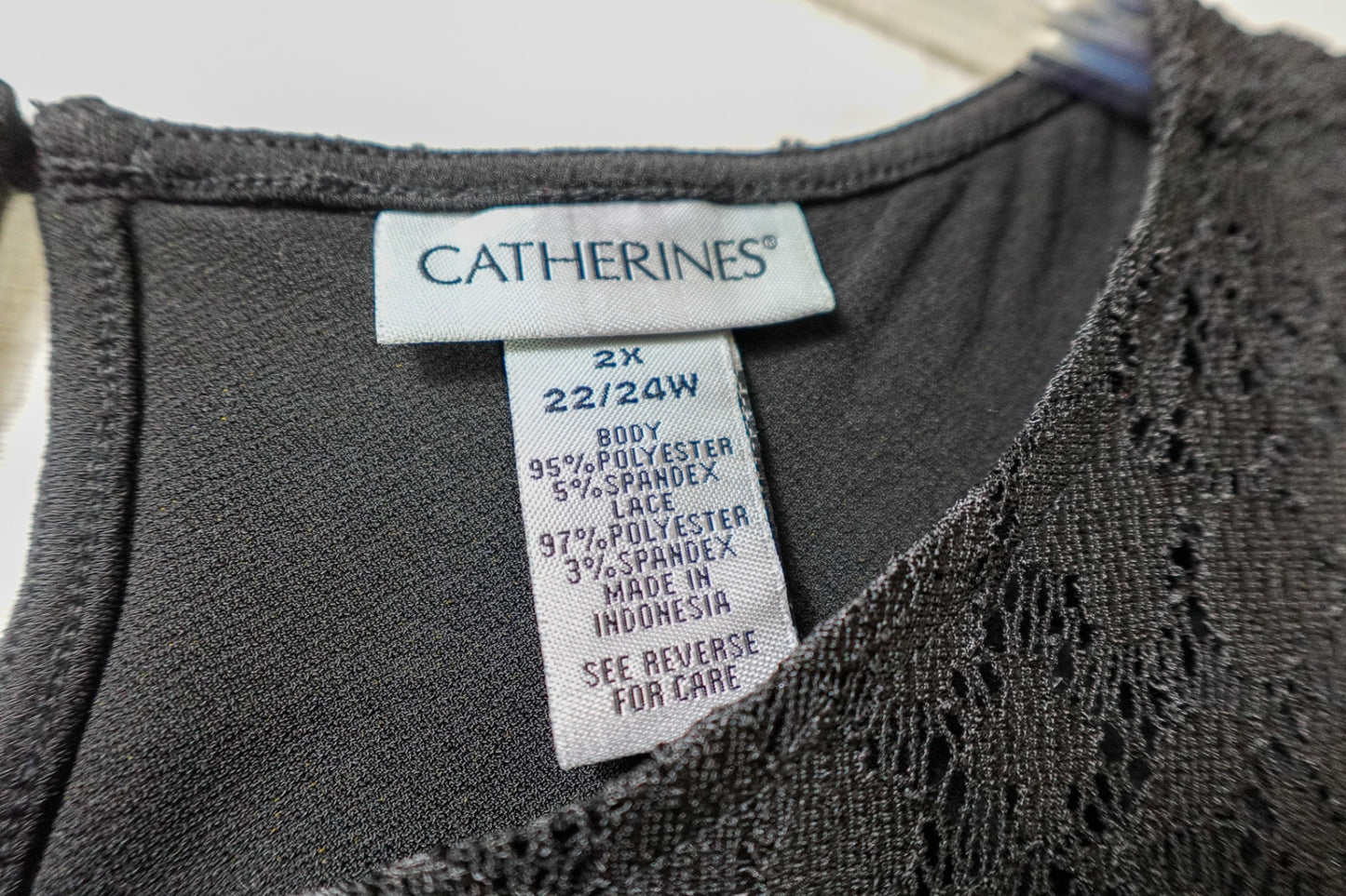 Catherines, New Dress, 22/24W, Polyester, Spandex, Lace
