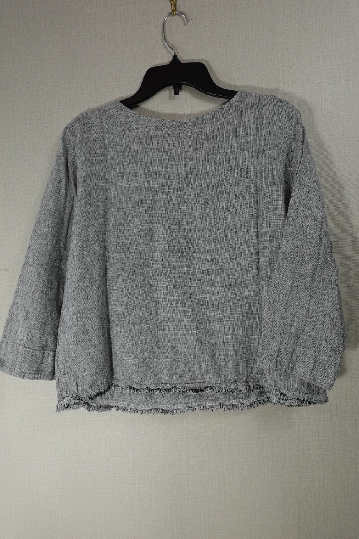 Cut Loose, 3/4 Sleeve Top, L, Cotton