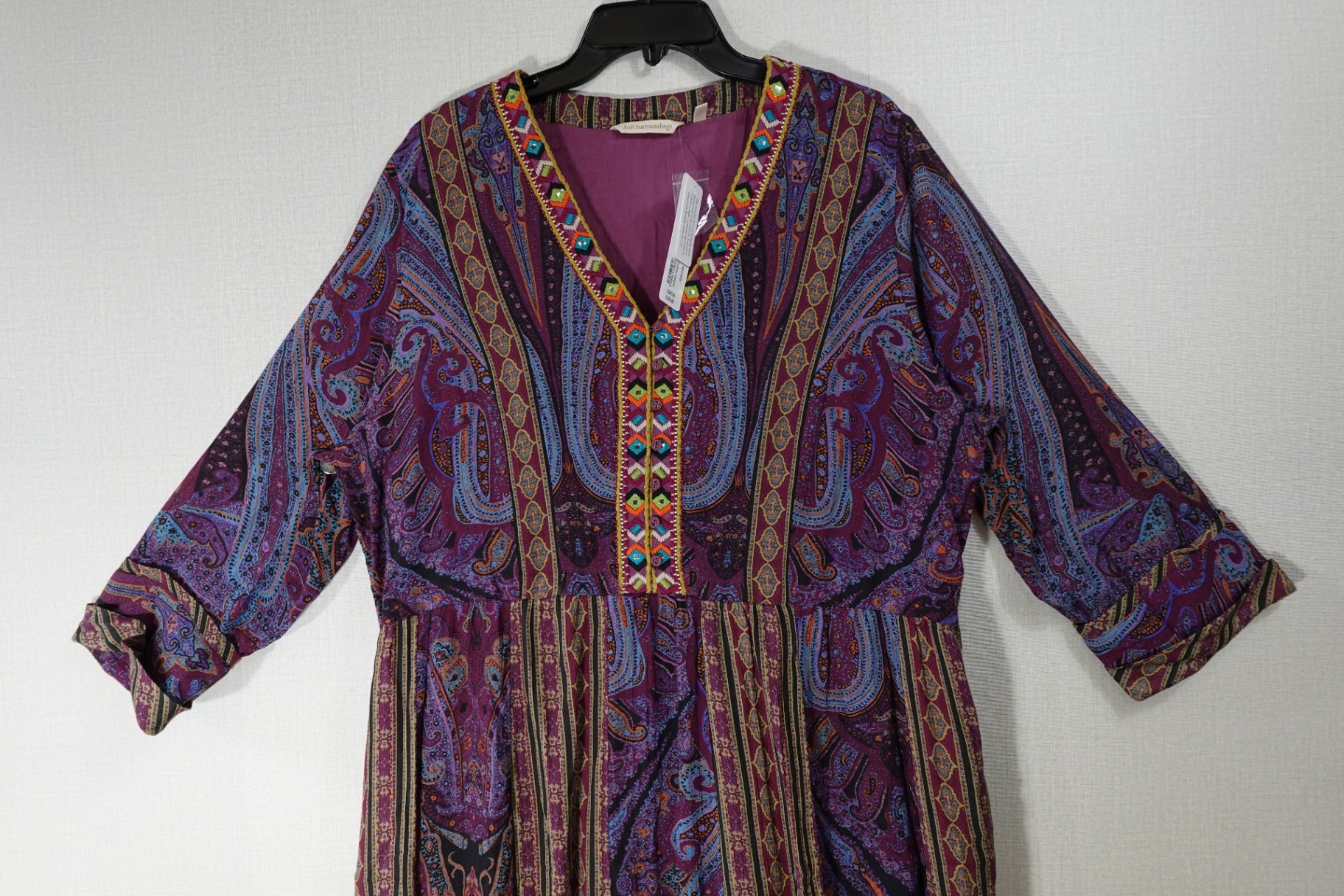 Soft Surroundings, New Dress, 18/20, Rayon, Cotton