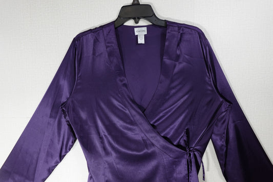 Chico's, PROFESSIONAL TOP, 12/14, Polyester, Spandex