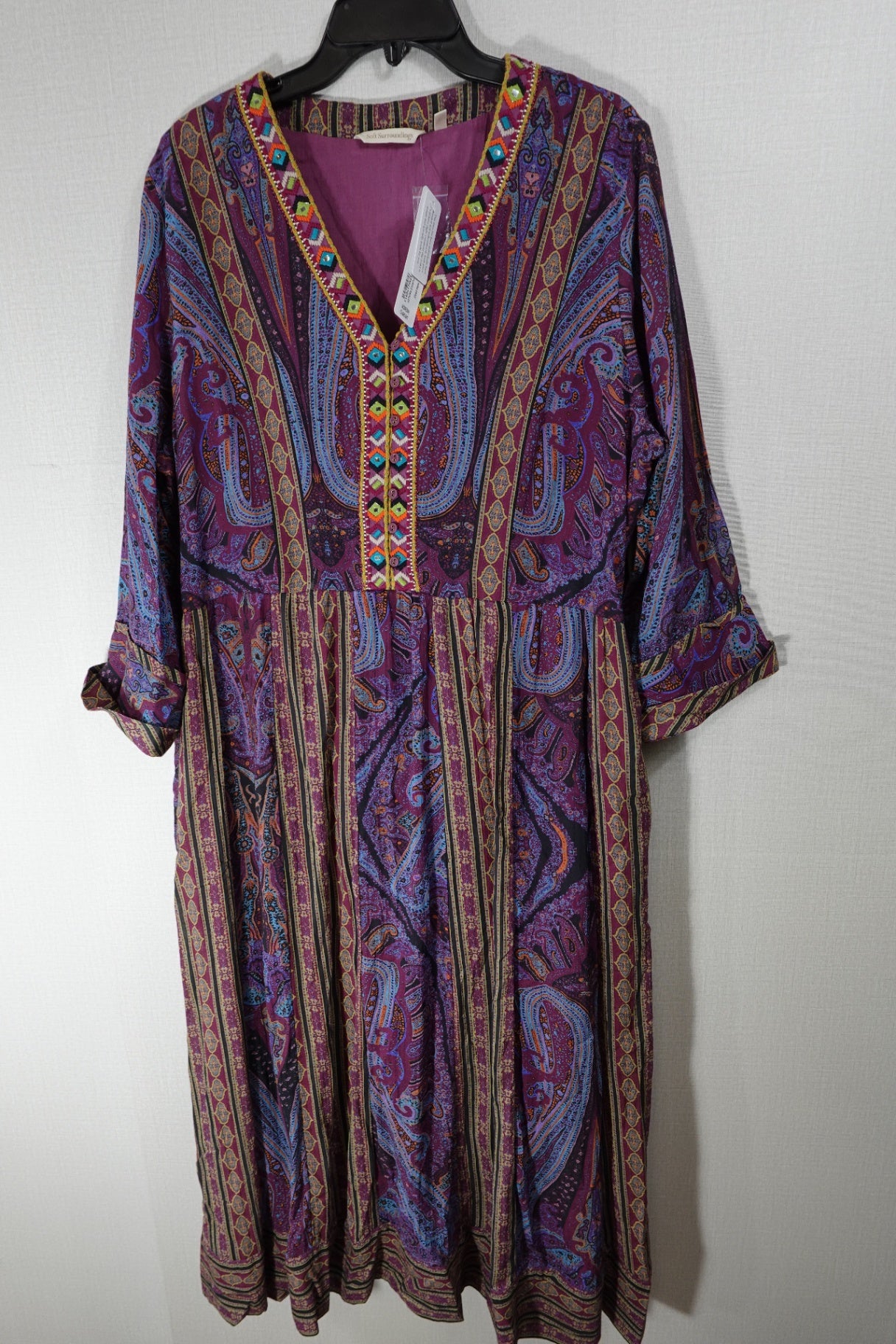 Soft Surroundings, New Dress, 18/20, Rayon, Cotton