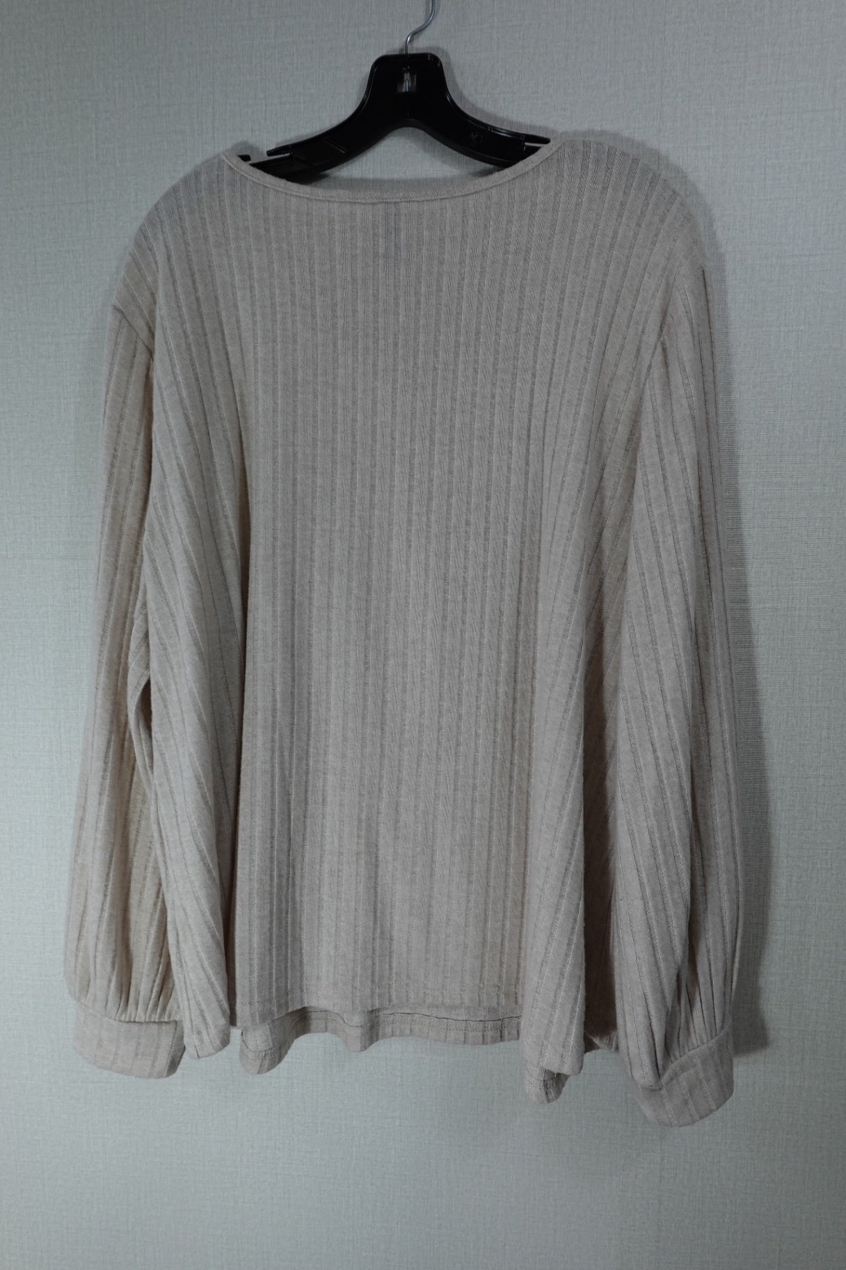 JustFashionNow, Long Sleeves Top, 2X, Polyester, Cotton, Spandex