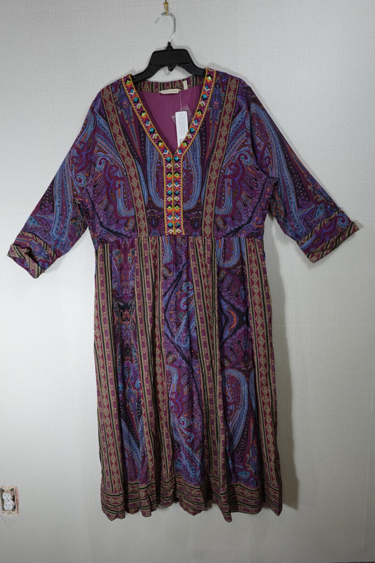 Soft Surroundings, New Dress, 18/20, Rayon, Cotton