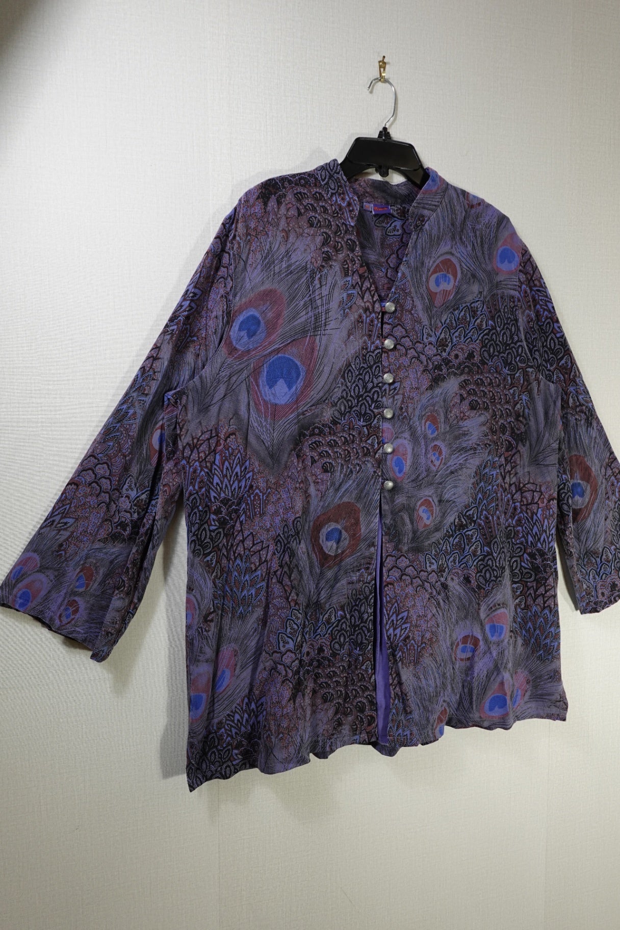 Tianello, Long Sleeves Tunic, XL, Tencel, Rayon