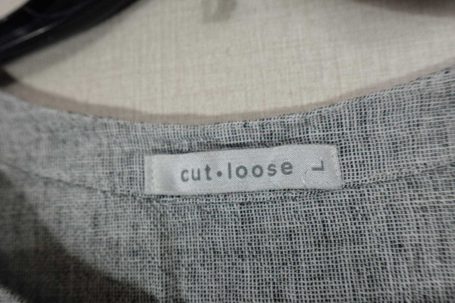 Cut Loose, 3/4 Sleeve Top, L, Cotton
