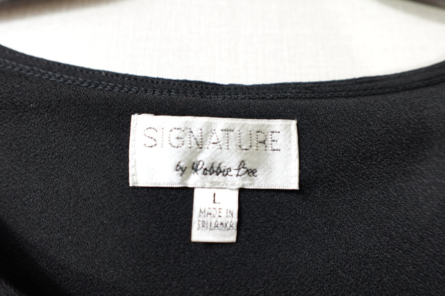 Signature By Robbie Bee, Dress, L, Polyester, Spandex