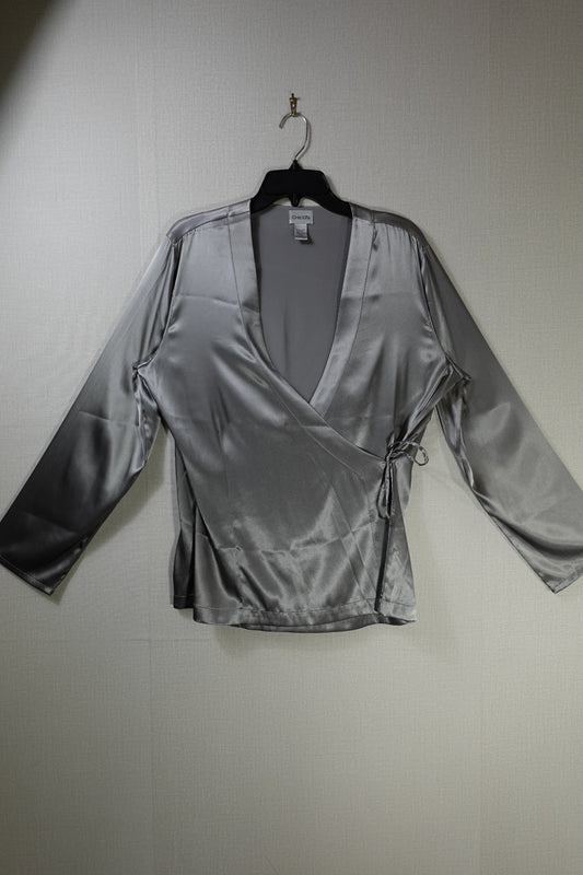 Chico's, PROFESSIONAL TOP, 12/14, Polyester, Spandex