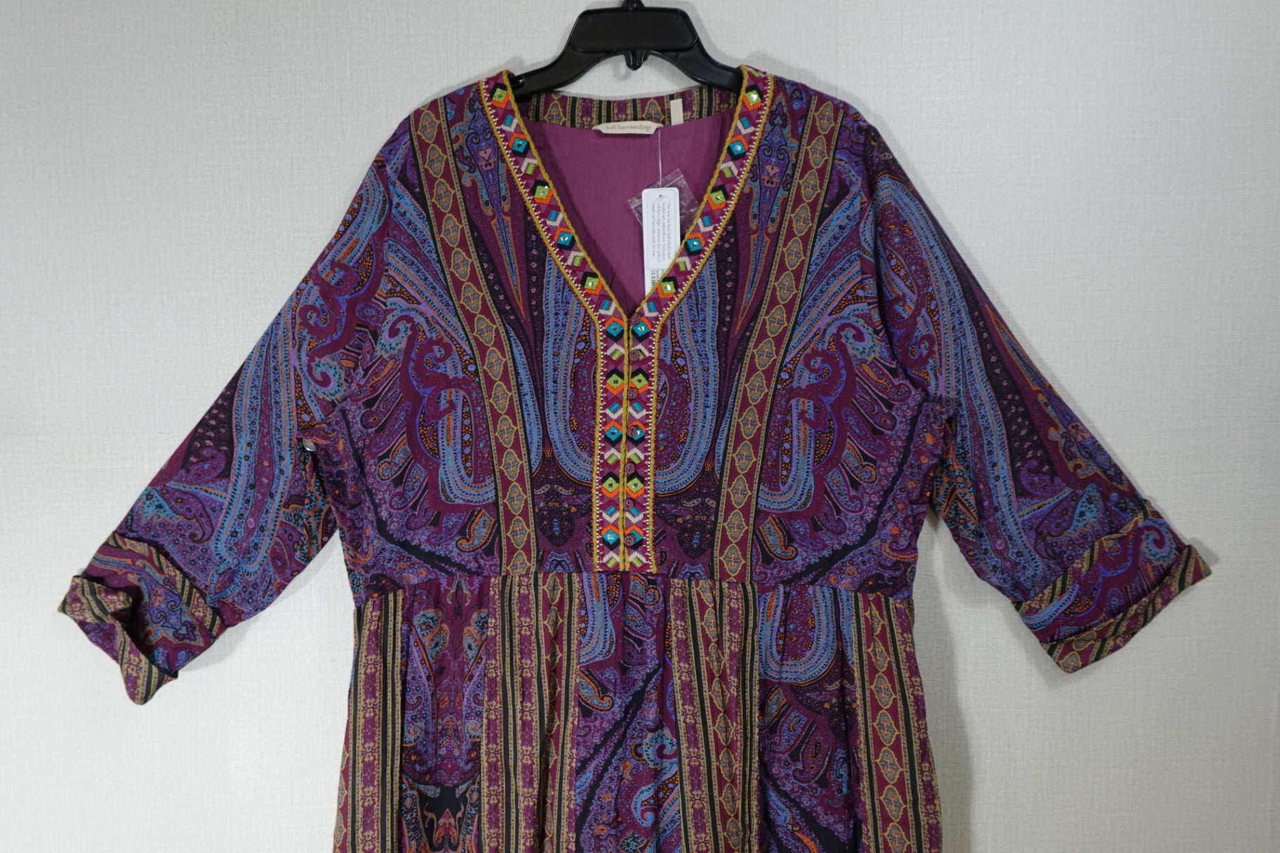 Soft Surroundings, New Dress, 18/20, Rayon, Cotton