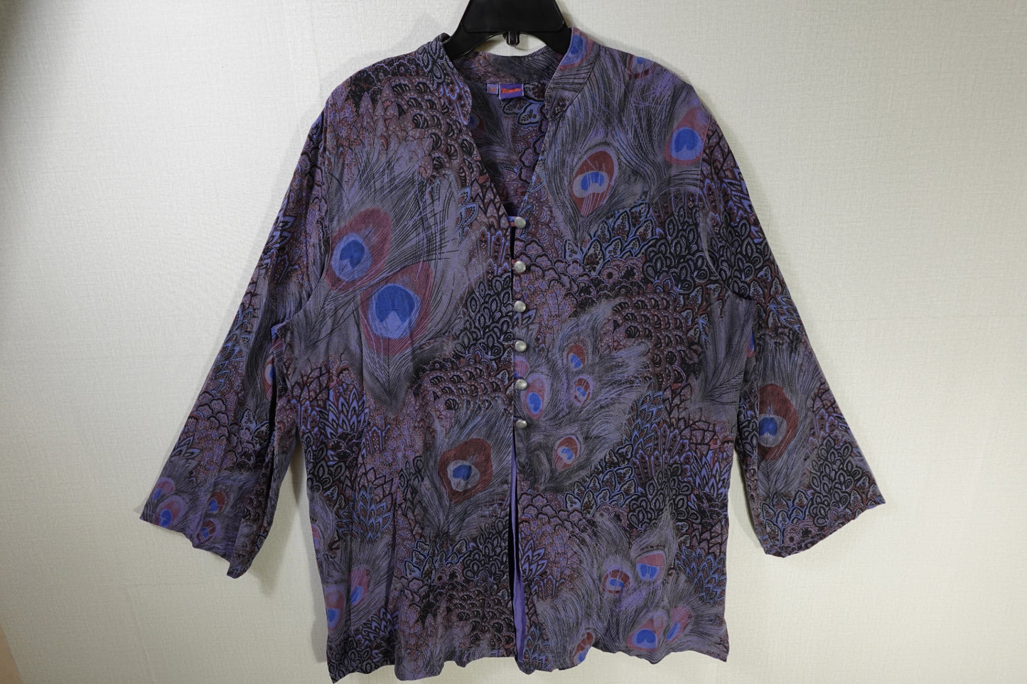 Tianello, Long Sleeves Tunic, XL, Tencel, Rayon