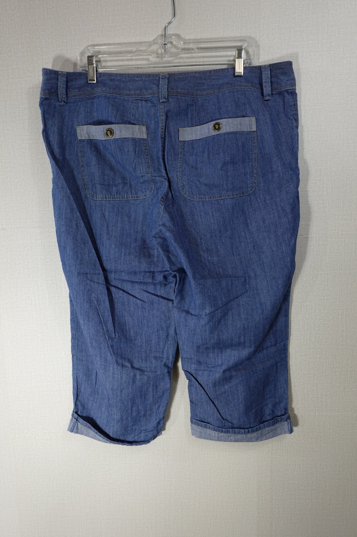 C.J. Banks, Cropped Jeans, 16W , cotton