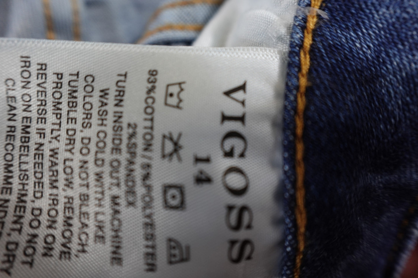 Vigoss, Jeans bootcut, 14, Denim
