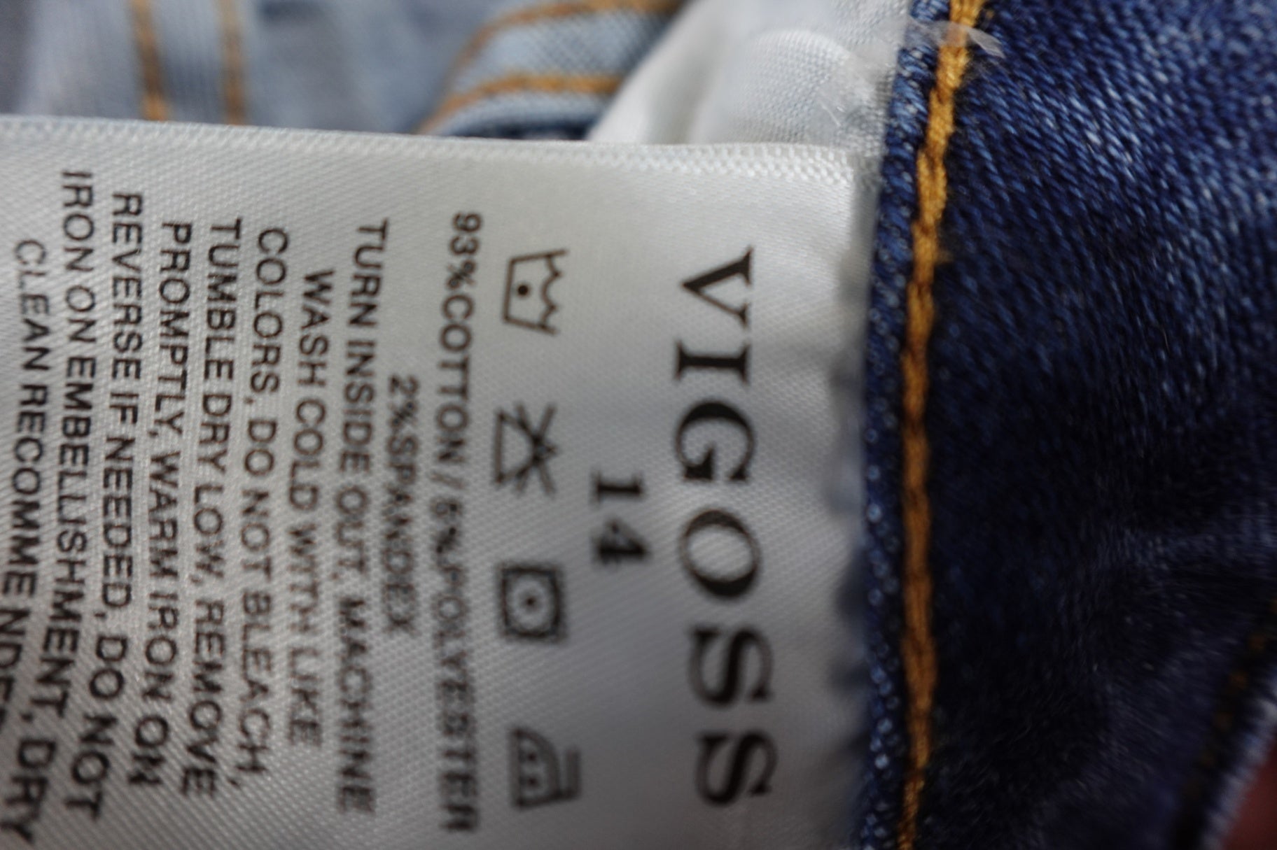 Vigoss, Jeans bootcut, 14, Denim