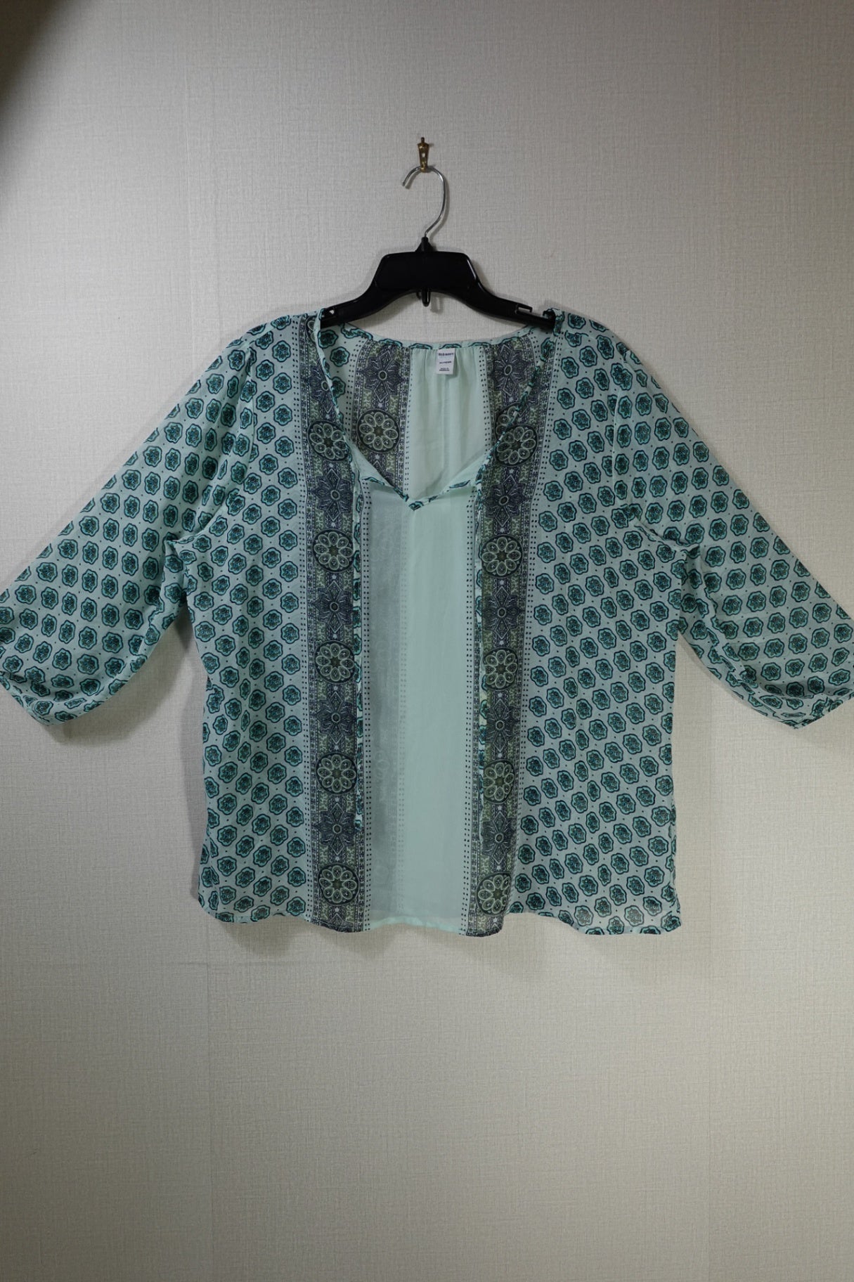 Old Navy, 3/4 sleeve Top, XL , Polyester