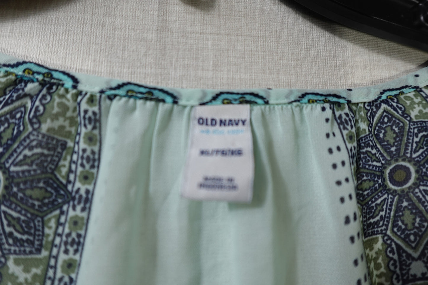 Old Navy, 3/4 sleeve Top, XL , Polyester