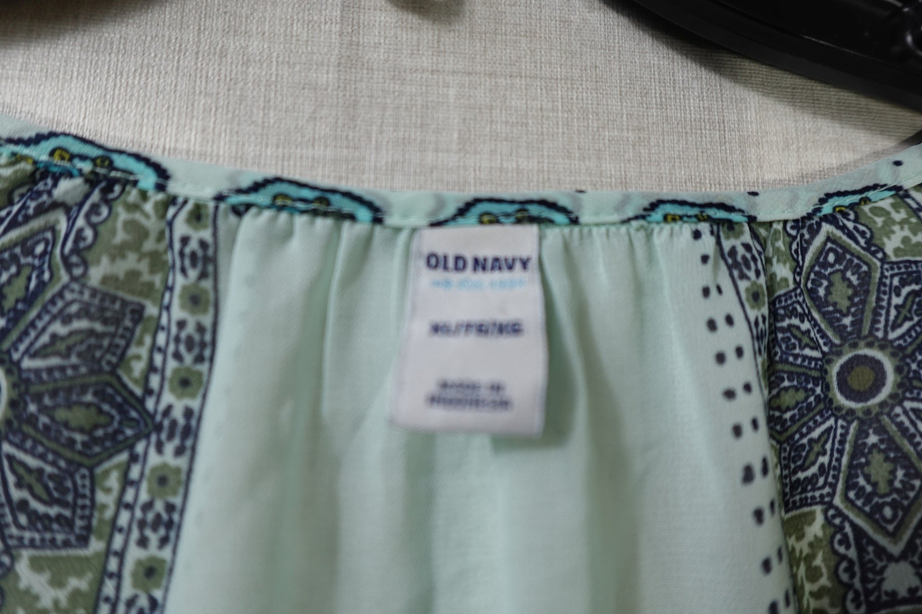 Old Navy, 3/4 sleeve Top, XL , Polyester