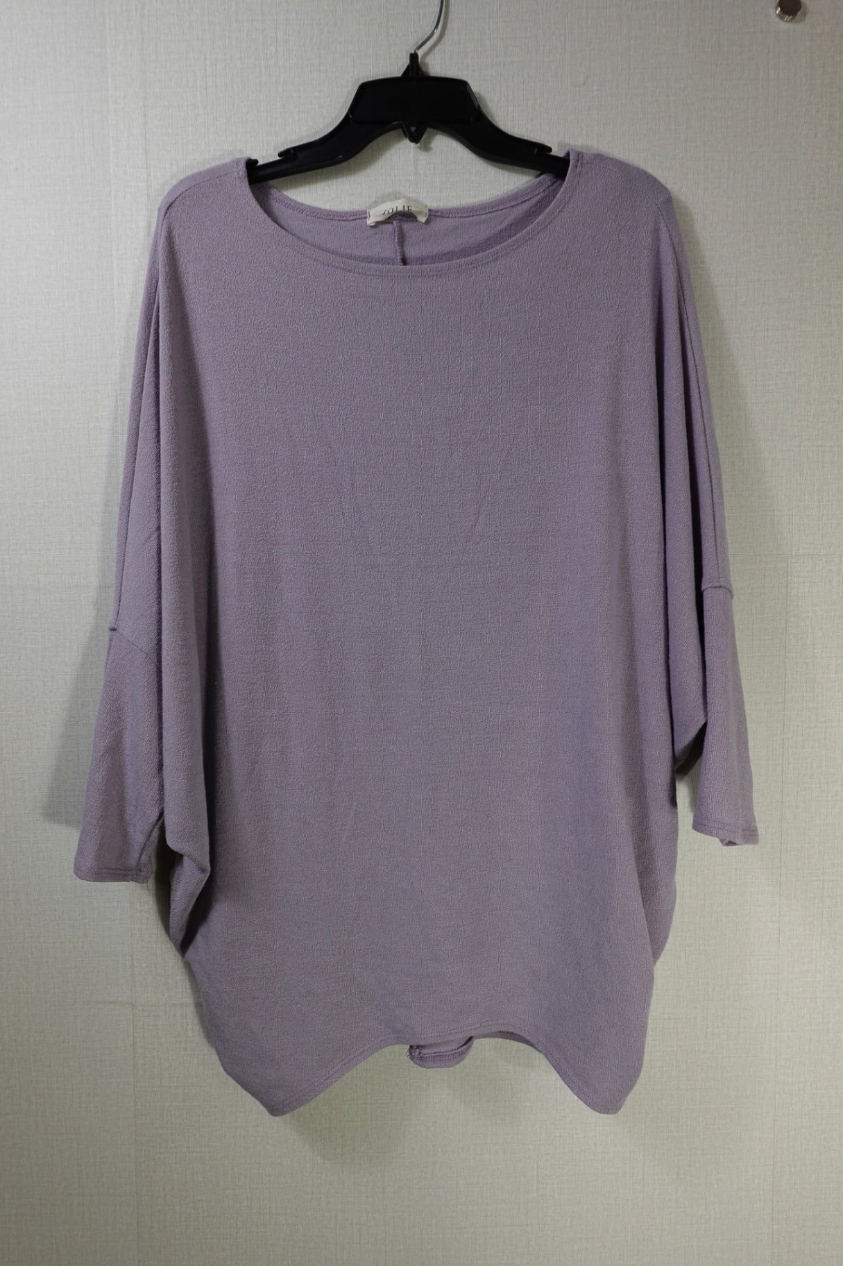 Jolie, 3/4 Sleeve Batwing Top, XL, Polyester Blend