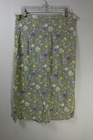 Bentley.com, Vintage Skirt, Xl, Rayon
