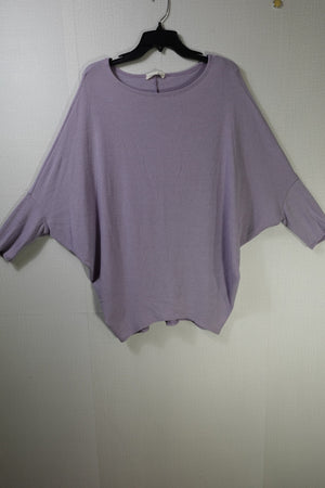 Jolie, 3/4 Sleeve Batwing Top, XL, Polyester Blend