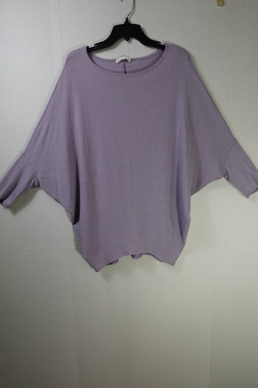 Jolie, 3/4 Sleeve Batwing Top, XL, Polyester Blend