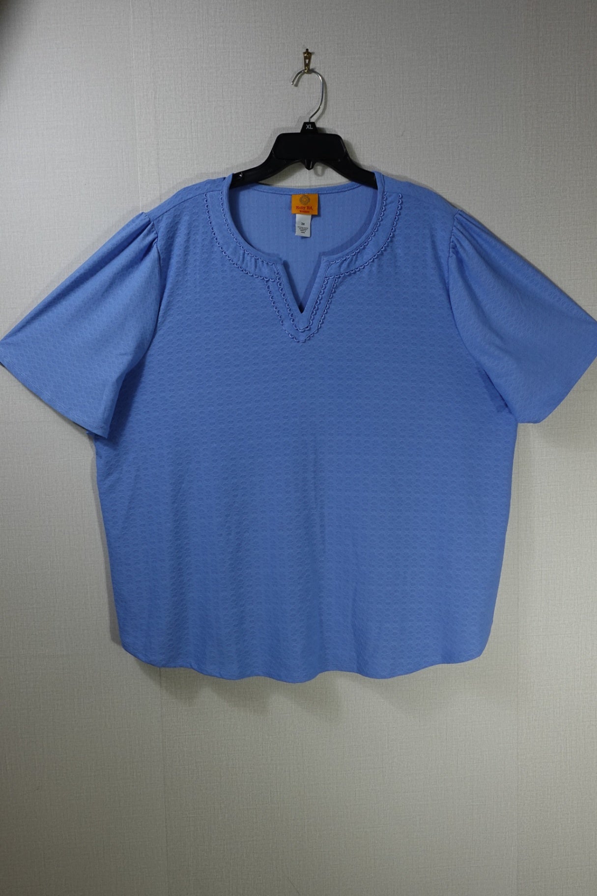 Ruby Rd., New Long Sleeves Top, 3X, Polyester blend