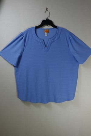Ruby Rd., New Long Sleeves Top, 3X, Polyester blend
