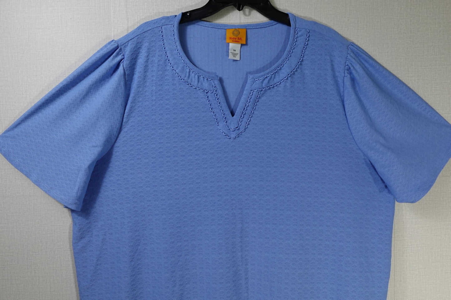 Ruby Rd., New Long Sleeves Top, 3X, Polyester blend