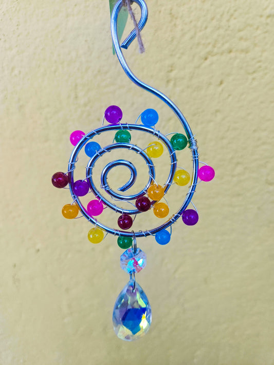Handmade Suncatchers By Moon, Suncatcher, One Size, Metal, Plastic