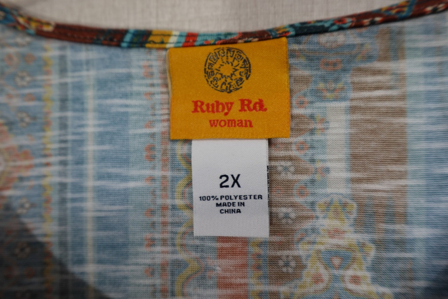 Ruby Rd, New Long Sleeves Top, 2X,