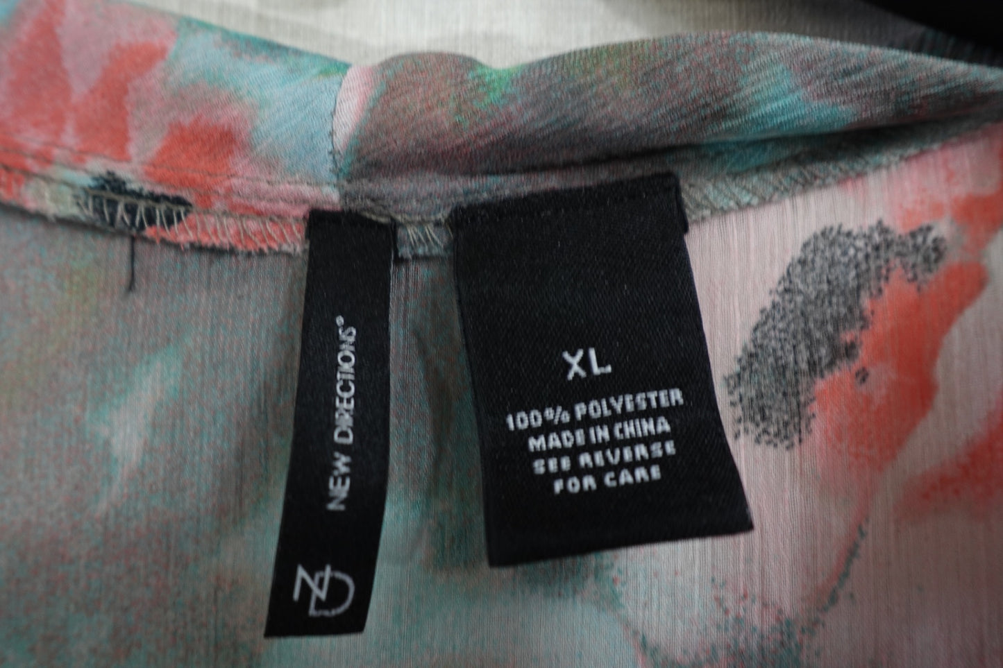 New Directions, Short Sleeved Top, XL,
