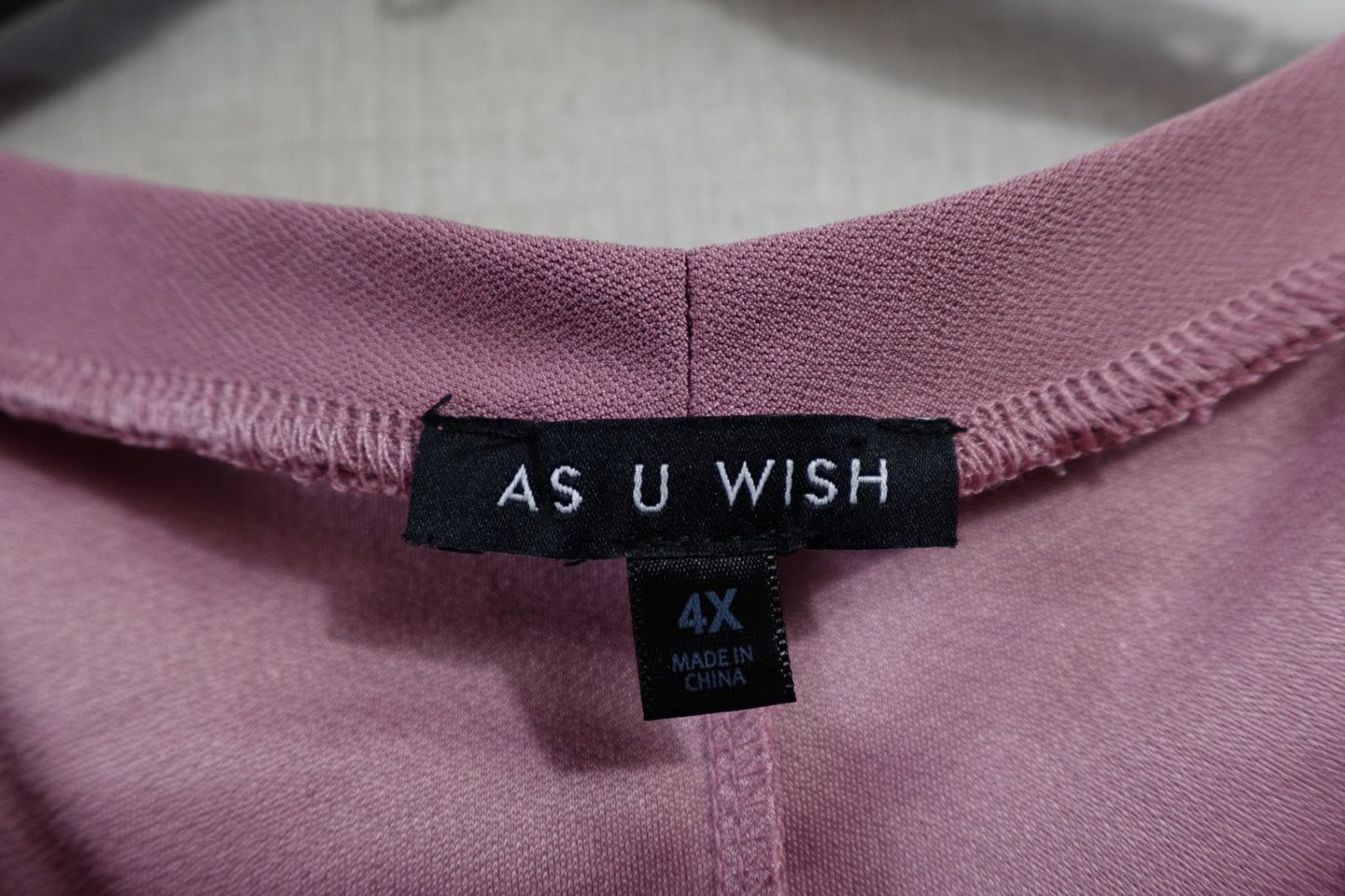 AS U WISH, Dress, 4X,