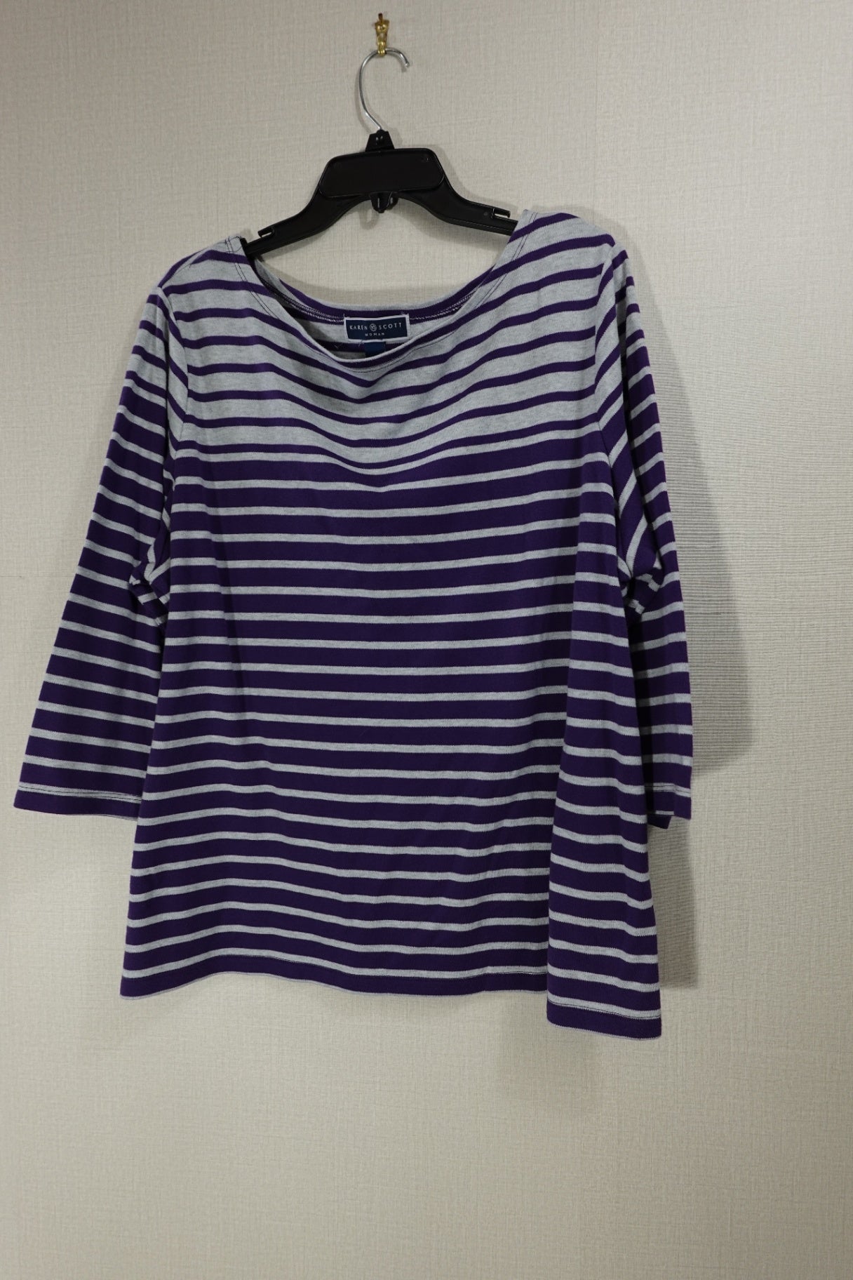 Karen Scott, Long Sleeves Top, 2X,