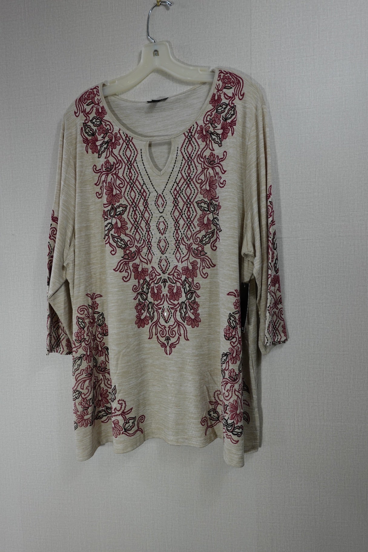 Links, New 3/4 sleeve top, 2X,