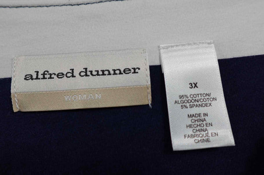 Alfred Dunner, 3/4 Sleeve Top, 3X,