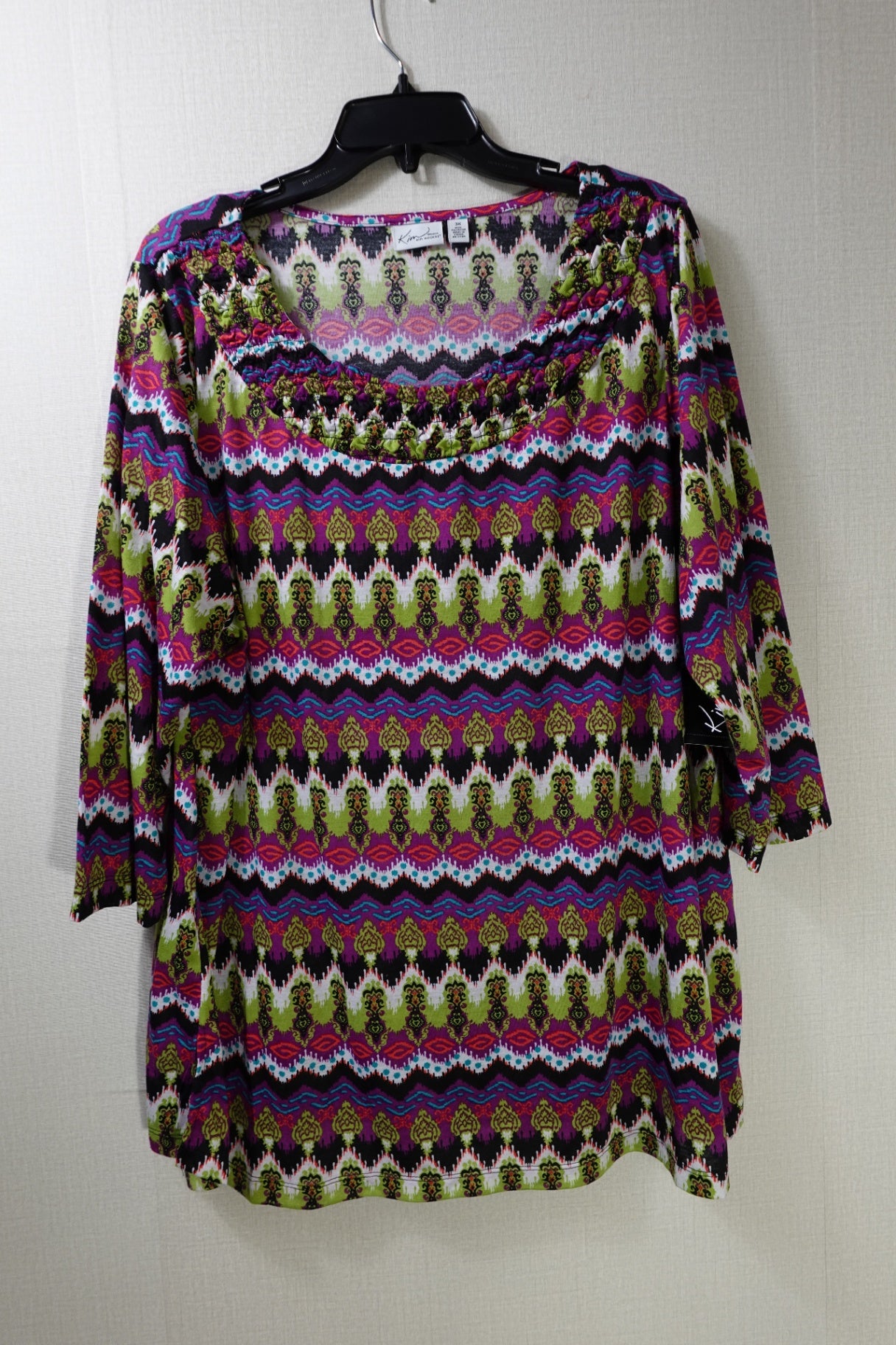 Kim Rogers, Long Sleeves Top, 3X,