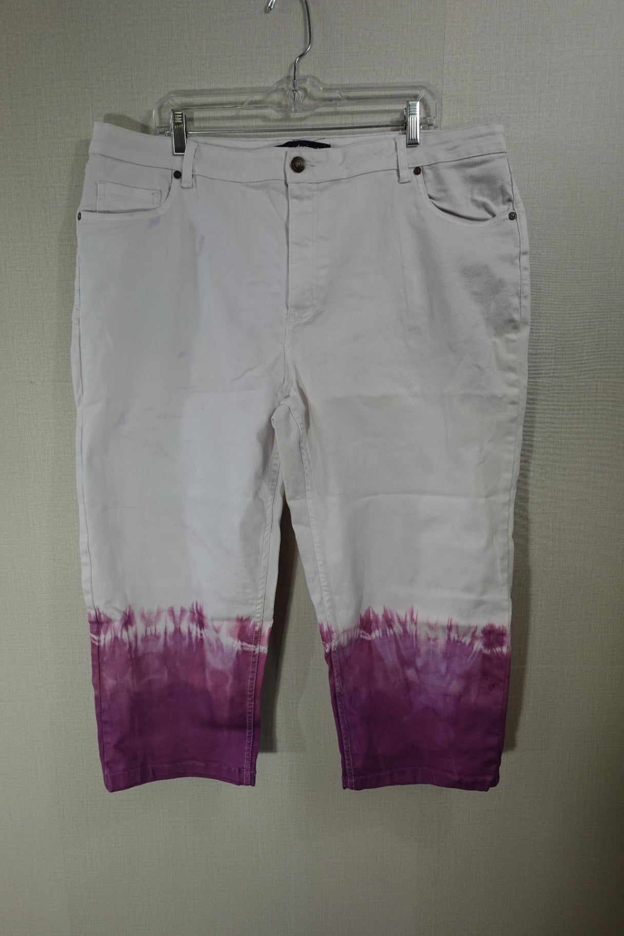 Denim 24/7, tie-dye Jeans, 22, Cotton