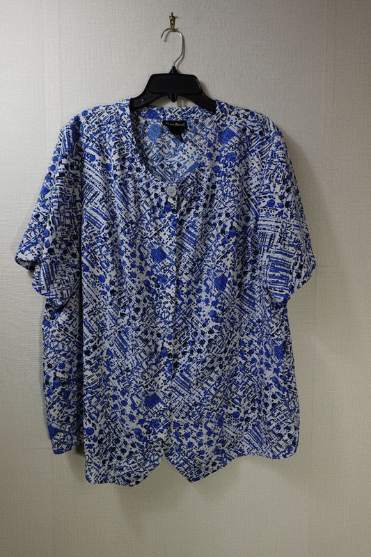 Maggie Barnes, Short Sleeved Top, 22/24,